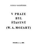 Tapa de V Praze byl št̕astný (W.A. Mozart)