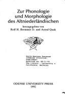 Tapa de Zur Phonologie und Morphologie des Altniederländischen