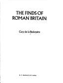 Tapa de The finds of Roman Britain