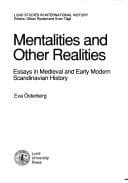 Tapa de Mentalities and other realities
