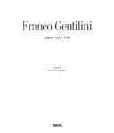 Tapa de Franco Gentilini