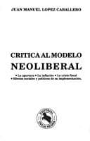 Tapa de Crítica al modelo neoliberal