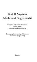 Tapa de Rudolf Augstein, Macht und Gegenmacht