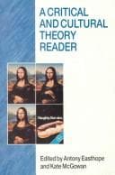 Tapa de A Critical and cultural theory reader