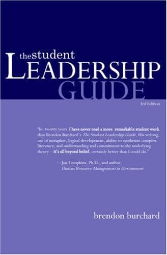 Tapa de The student leadership guide