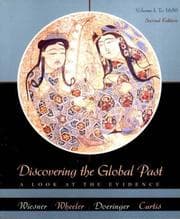 Tapa de Discovering the Global Past: A Look at the Evidence, Volume I