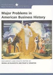 Tapa de Major Problems in American Business History