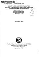 Tapa de Market-based systems of monetary control in developing countries