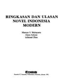 Tapa de Ringkasan dan ulasan novel Indonesia modern
