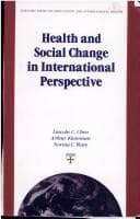 Tapa de Health and social change in international perspective