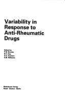 Tapa de Variability in response to anti-rheumatic drugs