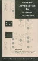 Tapa de Genetic approaches to mental disorders