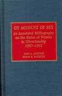 Tapa de On Account of Sex