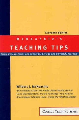 Tapa de McKeachie's Teaching Tips