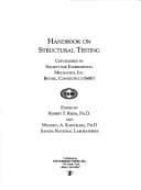 Tapa de Handbook on structural testing