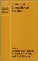 Tapa de Studies in international taxation