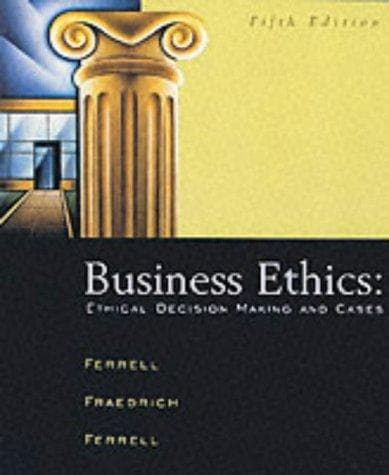 Tapa de Business Ethics