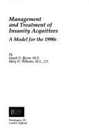 Tapa de Management and treatment of insanity acquittees