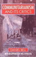 Tapa de Communitarianism and its critics