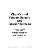 Tapa de Clear-corneal cataract surgery and topical anesthesia