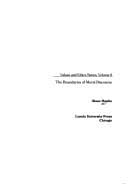 Tapa de The boundaries of moral discourse