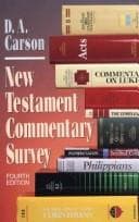 Tapa de New Testament commentary survey