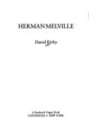 Tapa de Herman Melville