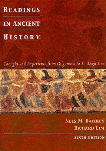 Tapa de Readings in Ancient History