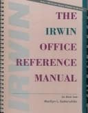 Tapa de The Irwin office reference manual