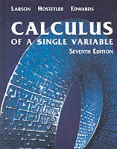 Tapa de Calculus of a single variable