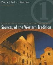 Tapa de Sources of the Western Tradition