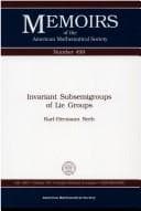 Tapa de Invariant subsemigroups of Lie groups