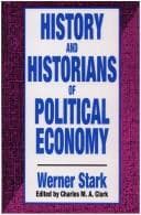 Tapa de History and historians of politicaleconomy