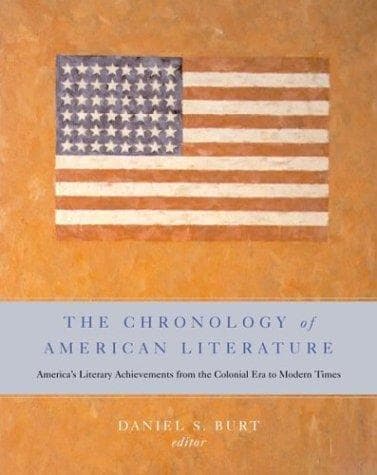 Tapa de The chronology of American literature