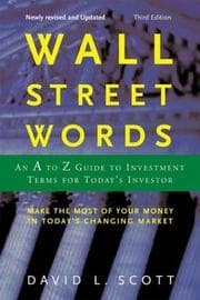 Tapa de Wall Street words