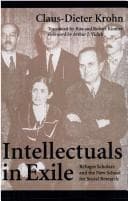 Tapa de Intellectuals in exile