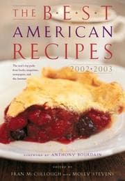Tapa de The Best American Recipes 2002-2003 (Best American)