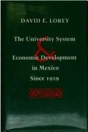 Tapa de The university system and economic development in Mexico since 1929