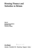Tapa de Housing finance and subsidies in Britain