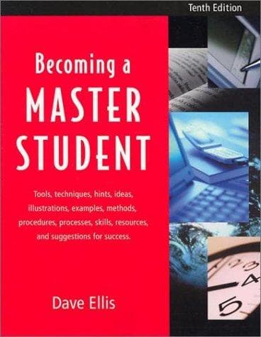 Tapa de Becoming a master student