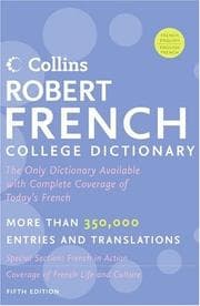 Tapa de Collins Robert French College Dictionary