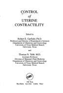 Tapa de Control of uterine contractility