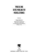 Tapa de Process and device modeling for microelectronics