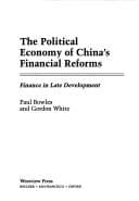 Tapa de The political economy of China's financial reforms