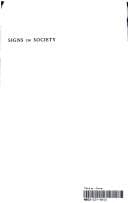 Tapa de Signs in society