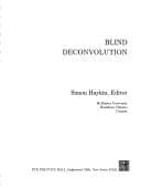 Tapa de Blind deconvolution