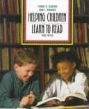 Tapa de Helping children learn to read