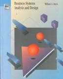 Tapa de Business systems analysis and design