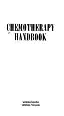 Tapa de Chemotherapy handbook