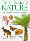 Tapa de Dictionary of Nature